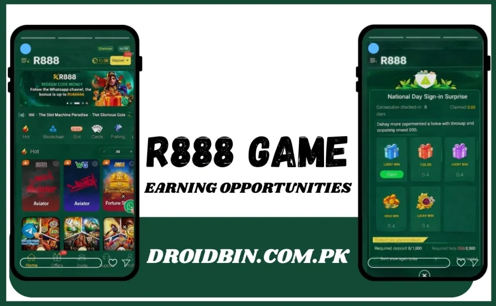 R888 Game Earning Opportunities