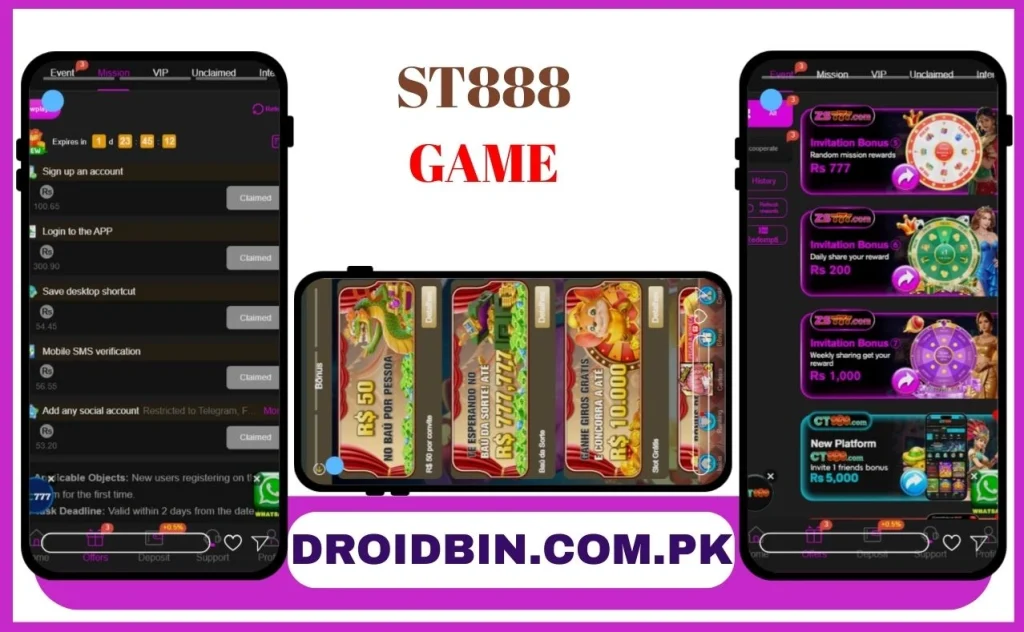 ST888 Game Earning Opportunities