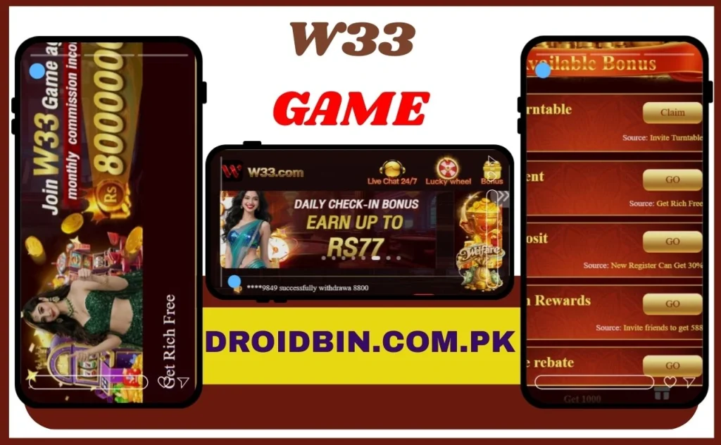 W33 Game Earning Opportunities