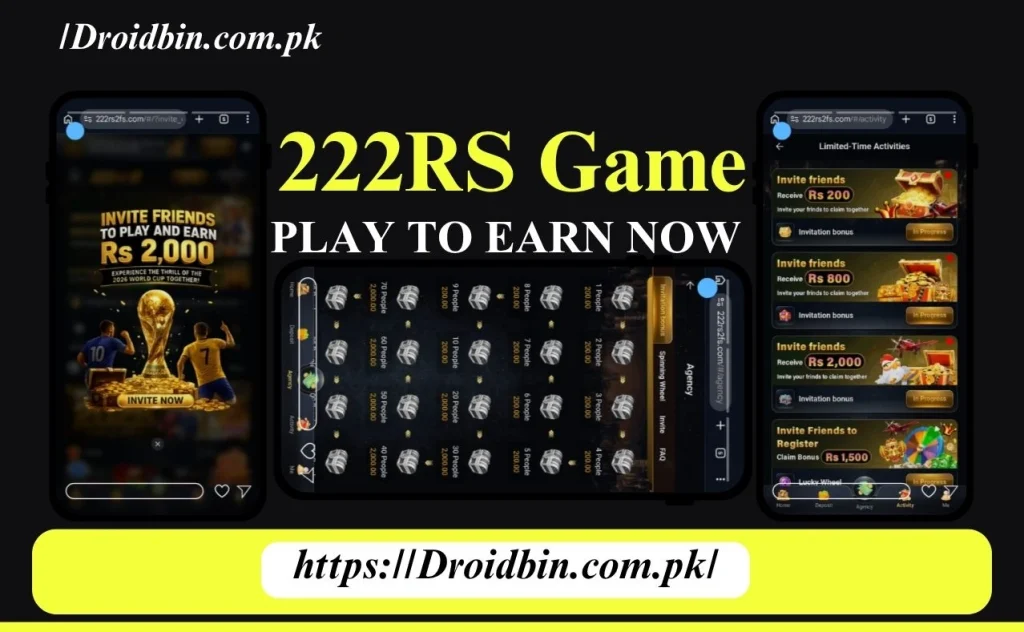 222RS Game Earning Opprtunities
