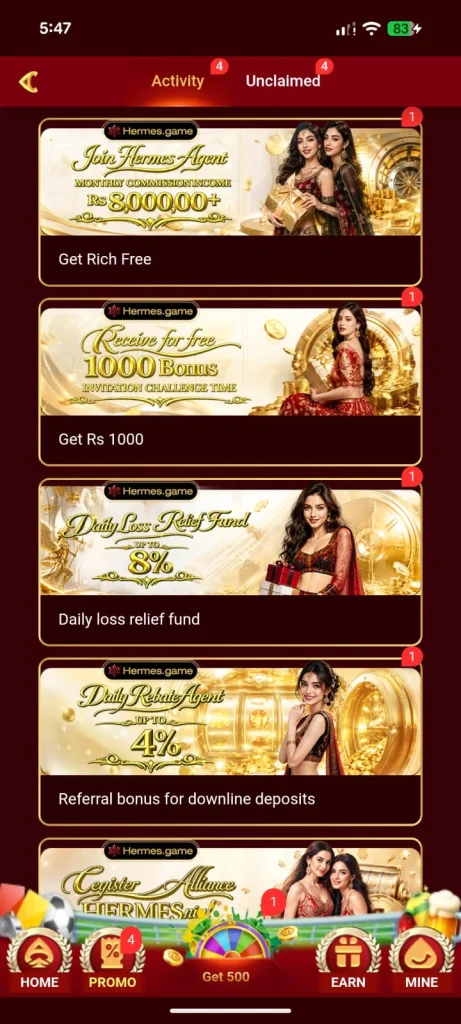 Hermes Game Earning Opportunities