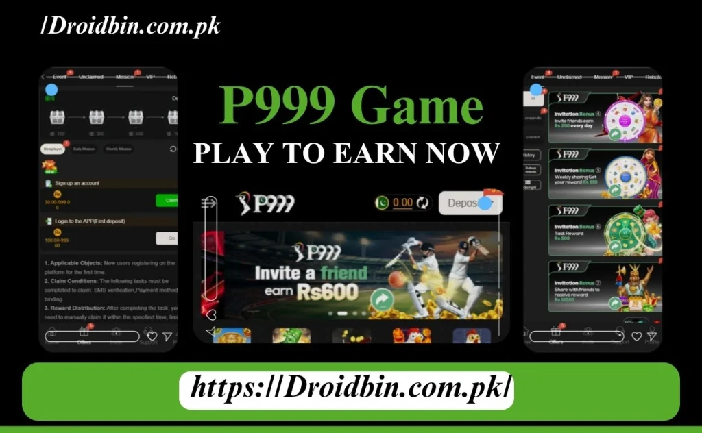 P999 Game Earning Opportunities