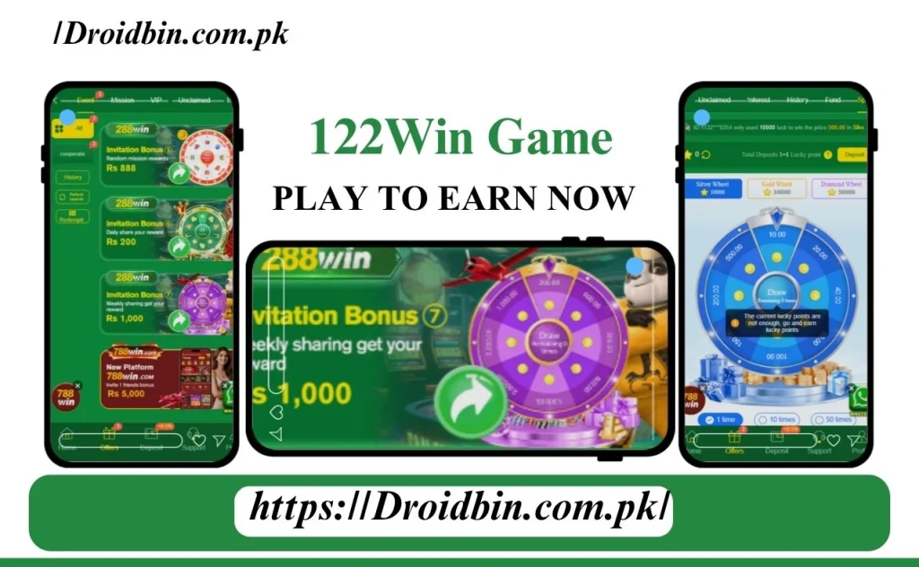 122Win Game Earning Opportunities