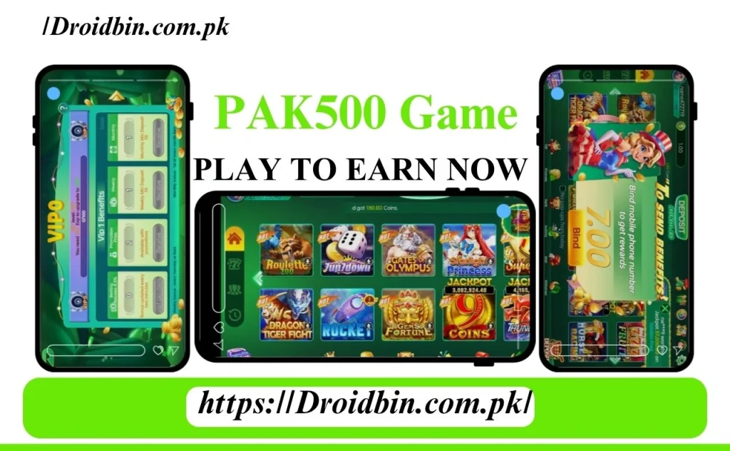 Pak500 Game Earning Opportunities