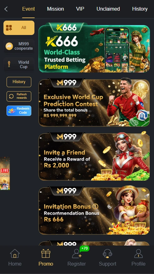 M999 Game Earning Opportunities